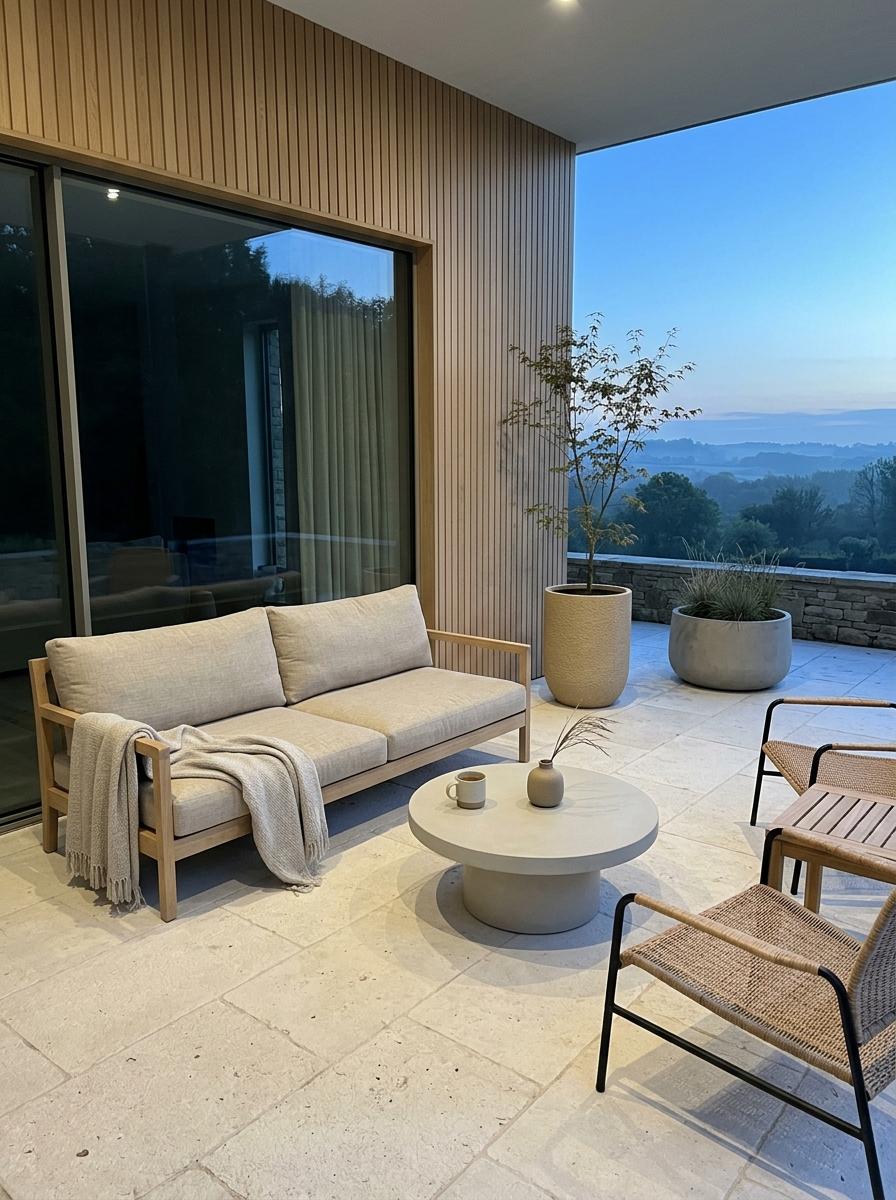 Soft Neutral Palettes For A Beautiful Japandi Terrace