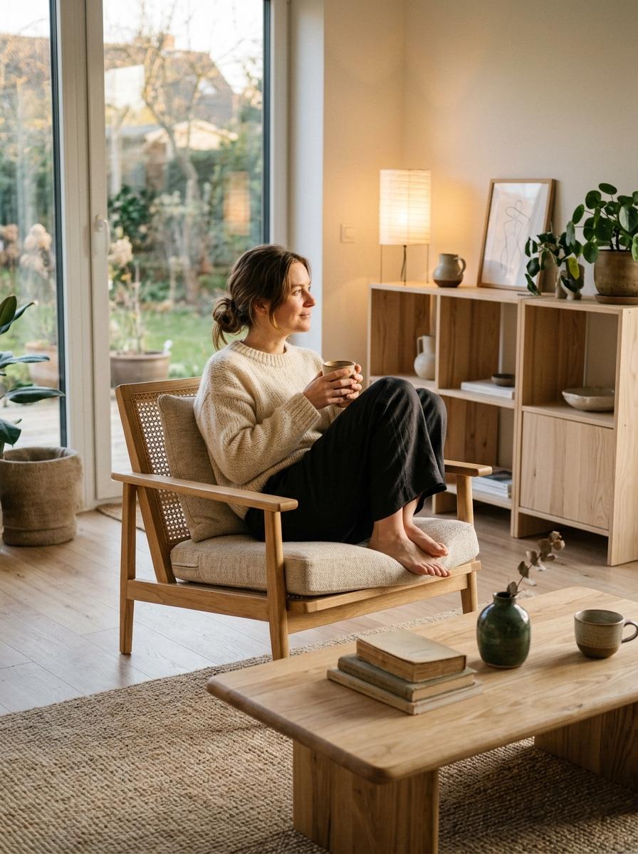 Sophisticated Comfort Found In Modern Japandi Furniture Design