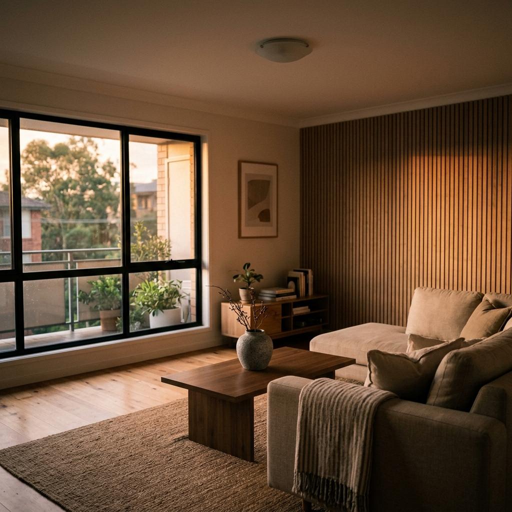 Sophisticated Living With A Distinct Japandi Living Room Focus