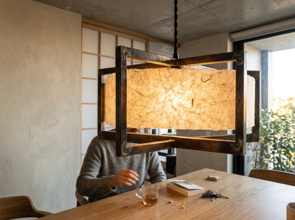Sophisticated Materials Meet Minimalist Japandi Lighting Fixtures