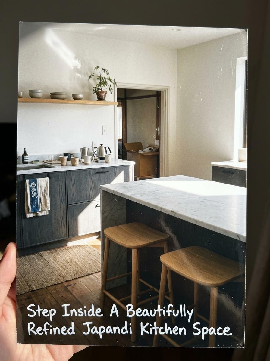 Step Inside A Beautifully Refined Japandi Kitchen Space