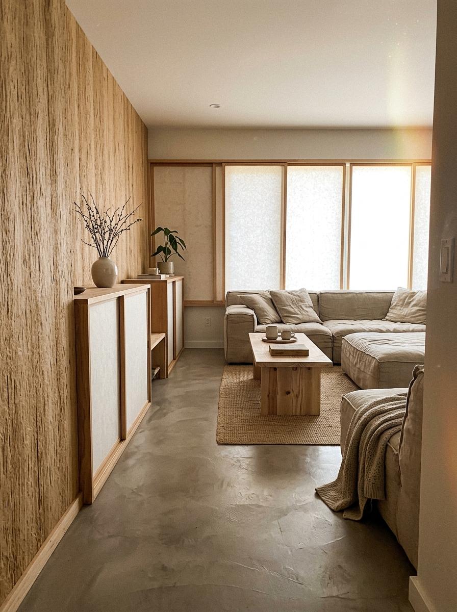 Step Inside A Bright And Natural Japandi Living Room