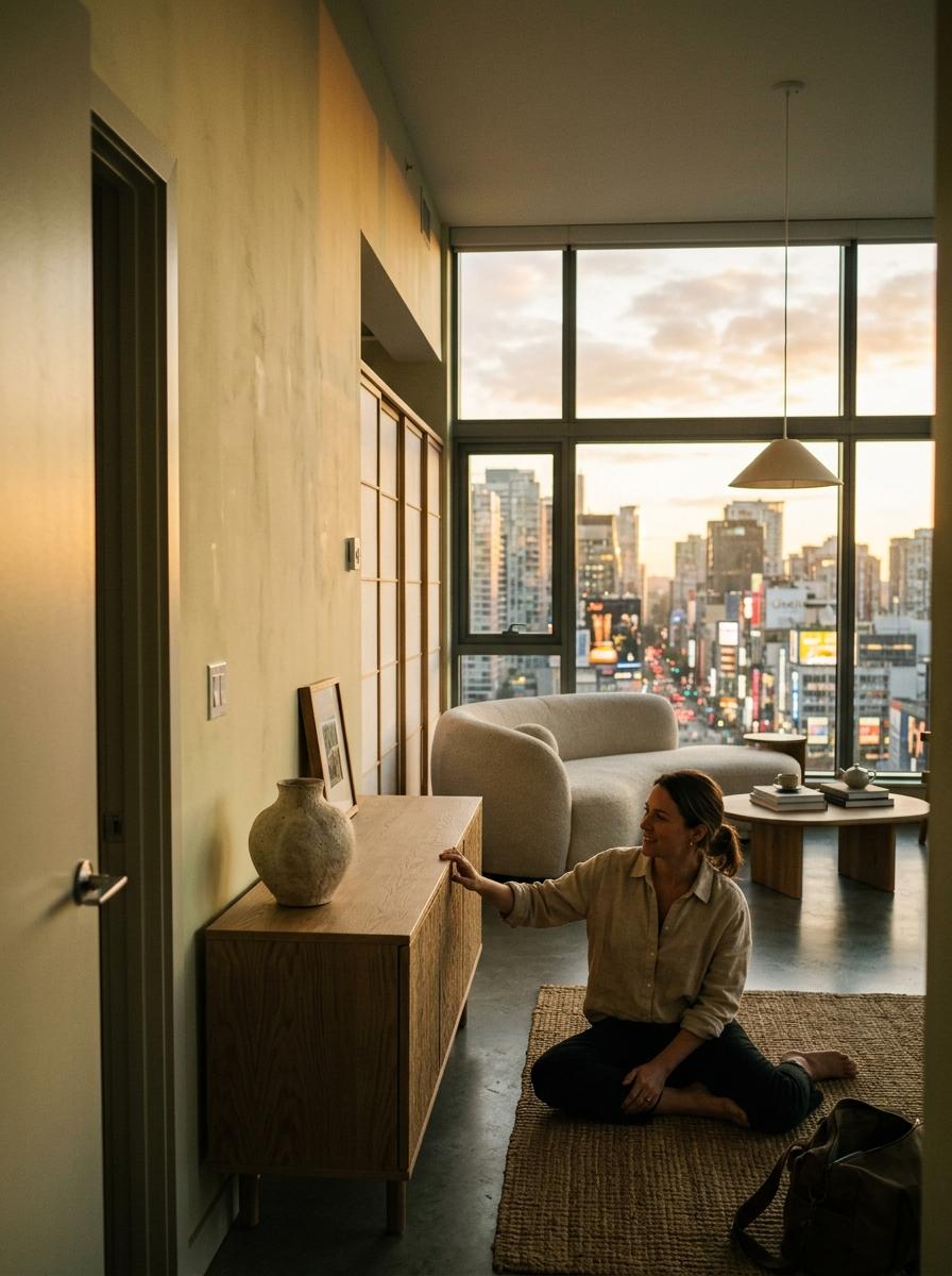 Step Inside An Airy Penthouse With Japandi Design Layouts