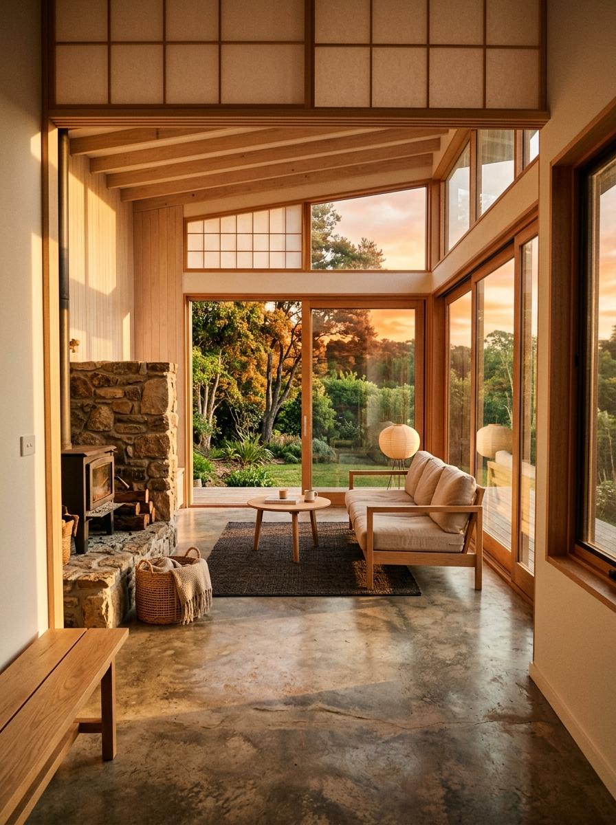 Step Inside This Light Filled Japandi Style House