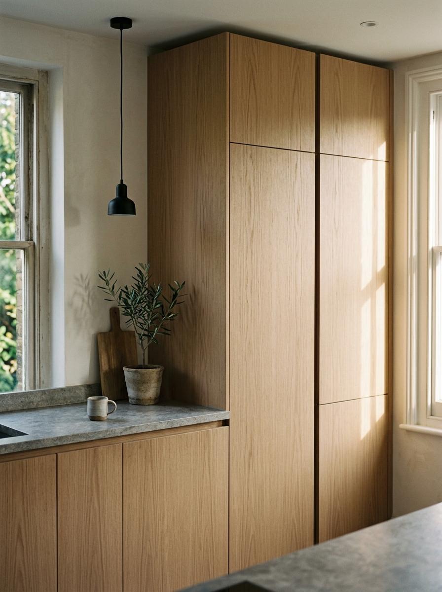 Subtle Elegance In Minimalist Japandi Kitchen Cabinets