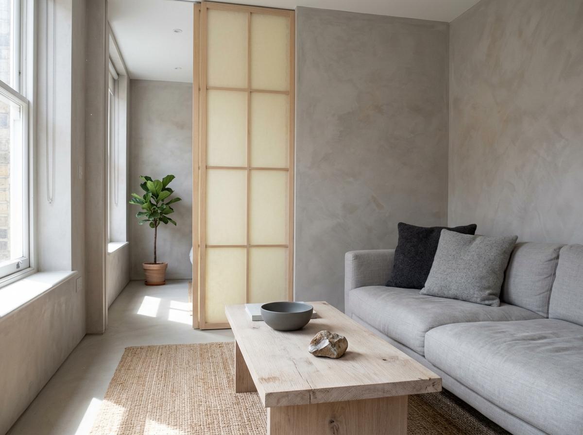 Subtle Grey Undertones In A Refined Japandi Color Palette