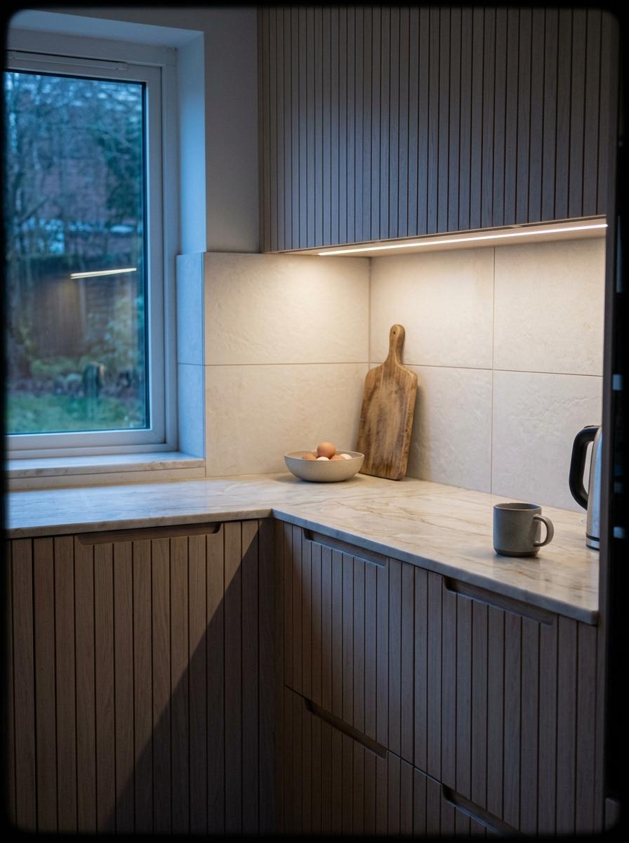Subtle Luxury Found In This Neutral Japandi Kitchen
