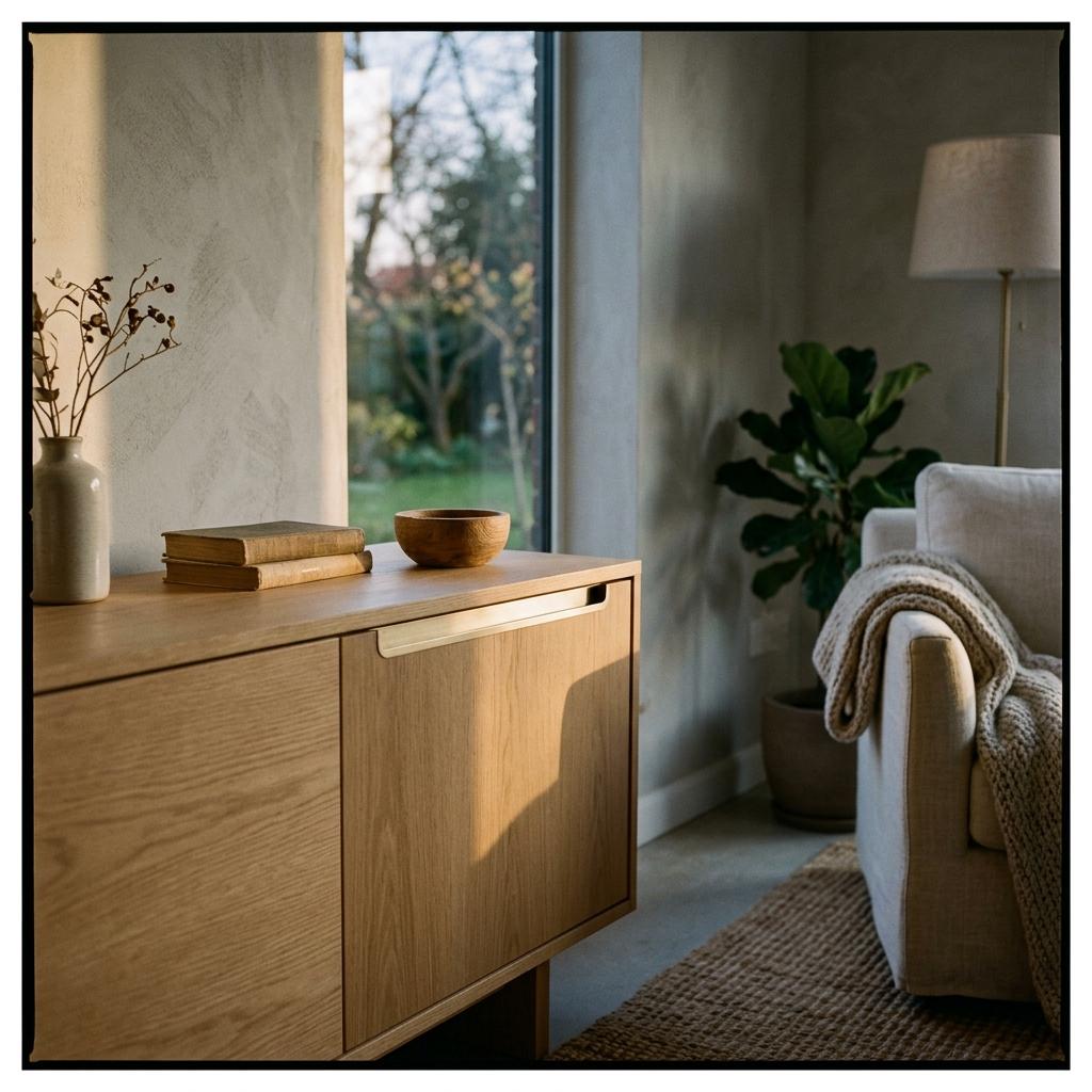 Subtle Sophistication Using Discrete Japandi Furniture Hardware