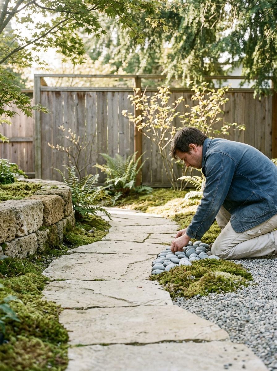 Subtle Textures And Neutral Tones In A Japandi Garden
