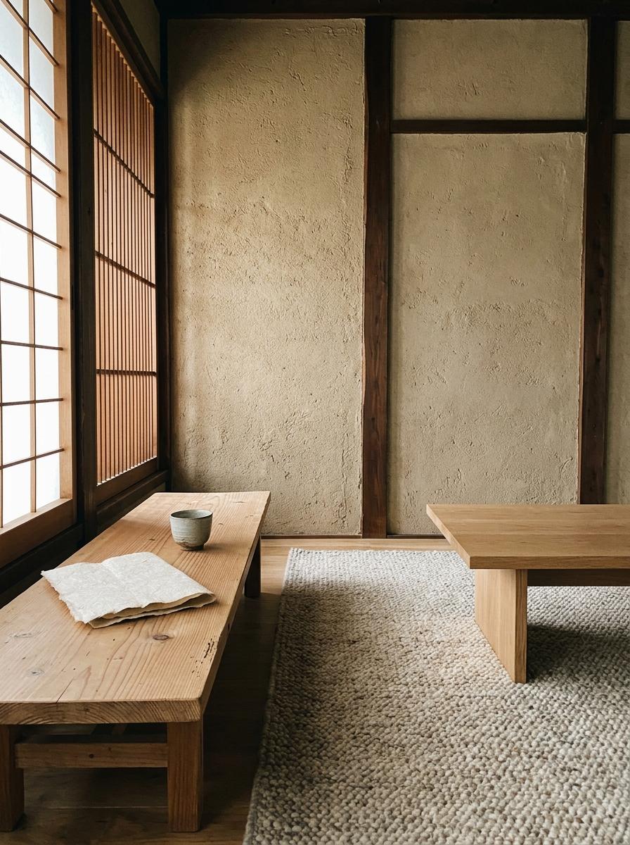 Subtle Textures That Elevate A Minimalist Japandi Living Room Space