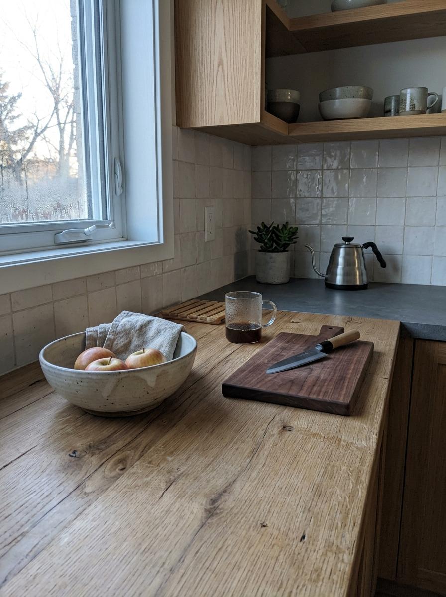 Sustainability Meets Style In Modern Japandi Kitchen Countertops