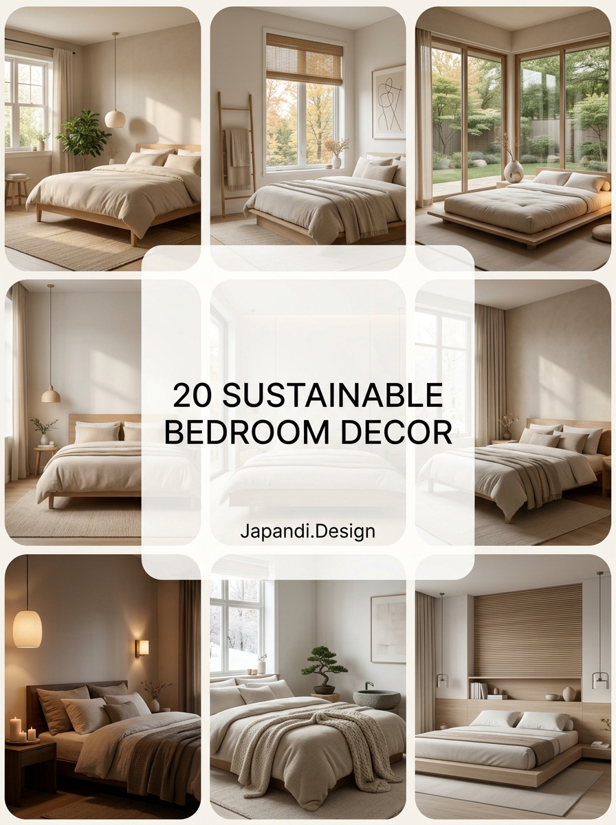 Sustainable Bedroom Decor Elements for a Mindful Sanctuary