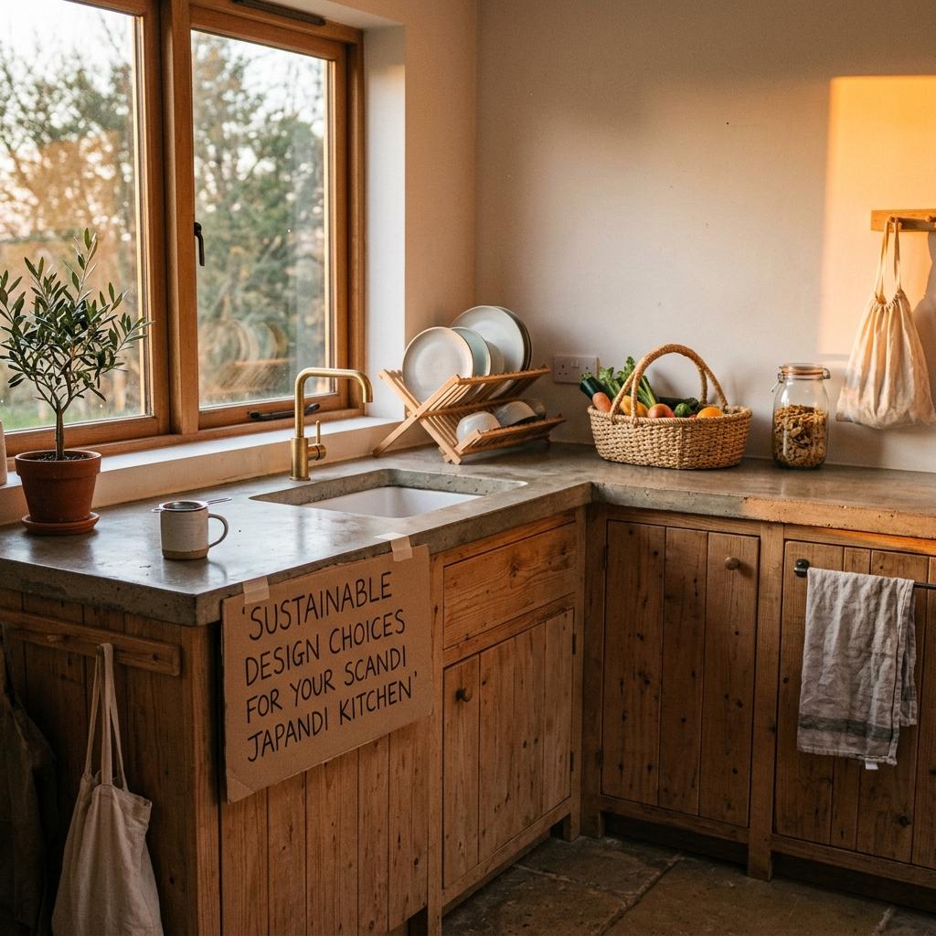 Sustainable Design Choices For Your Scandi Japandi Kitchen