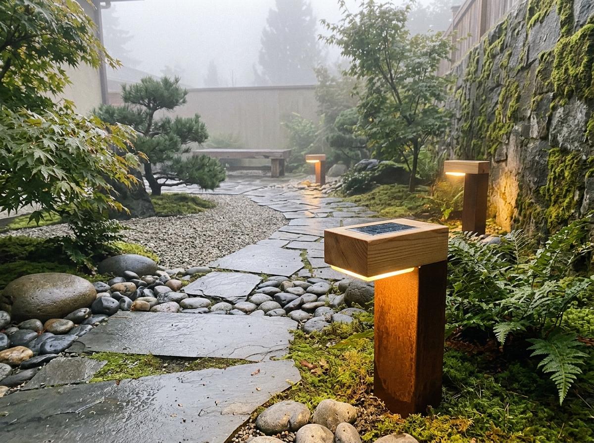 Sustainable Fixtures For A Modern Japandi Garden Lighting Project