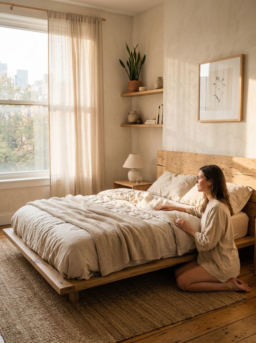 Sustainable Japandi Bedroom Design For Calm Living
