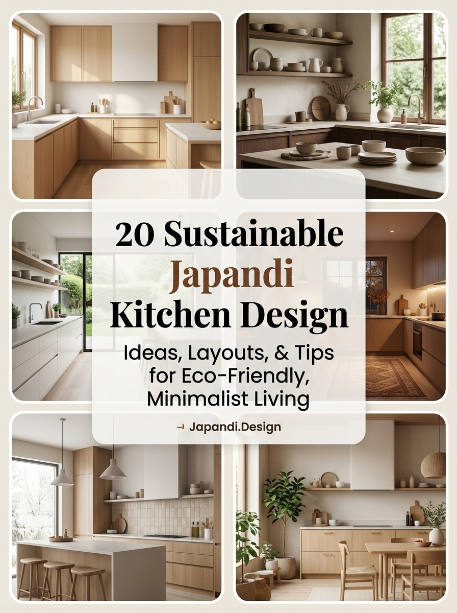Sustainable Japandi Kitchen Design Elements for a Minimalist Home