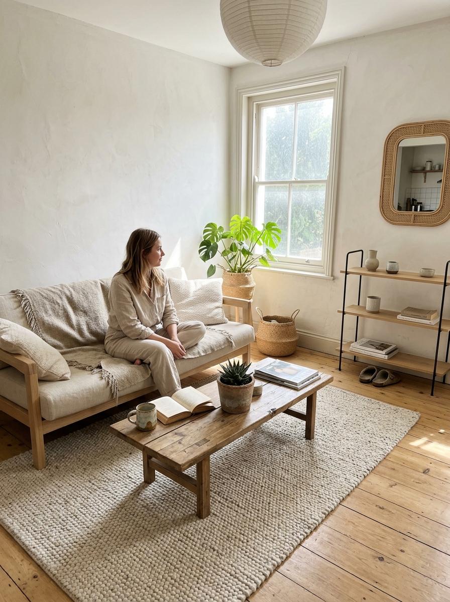 Sustainable Living Meets Style In This Japandi Living Room