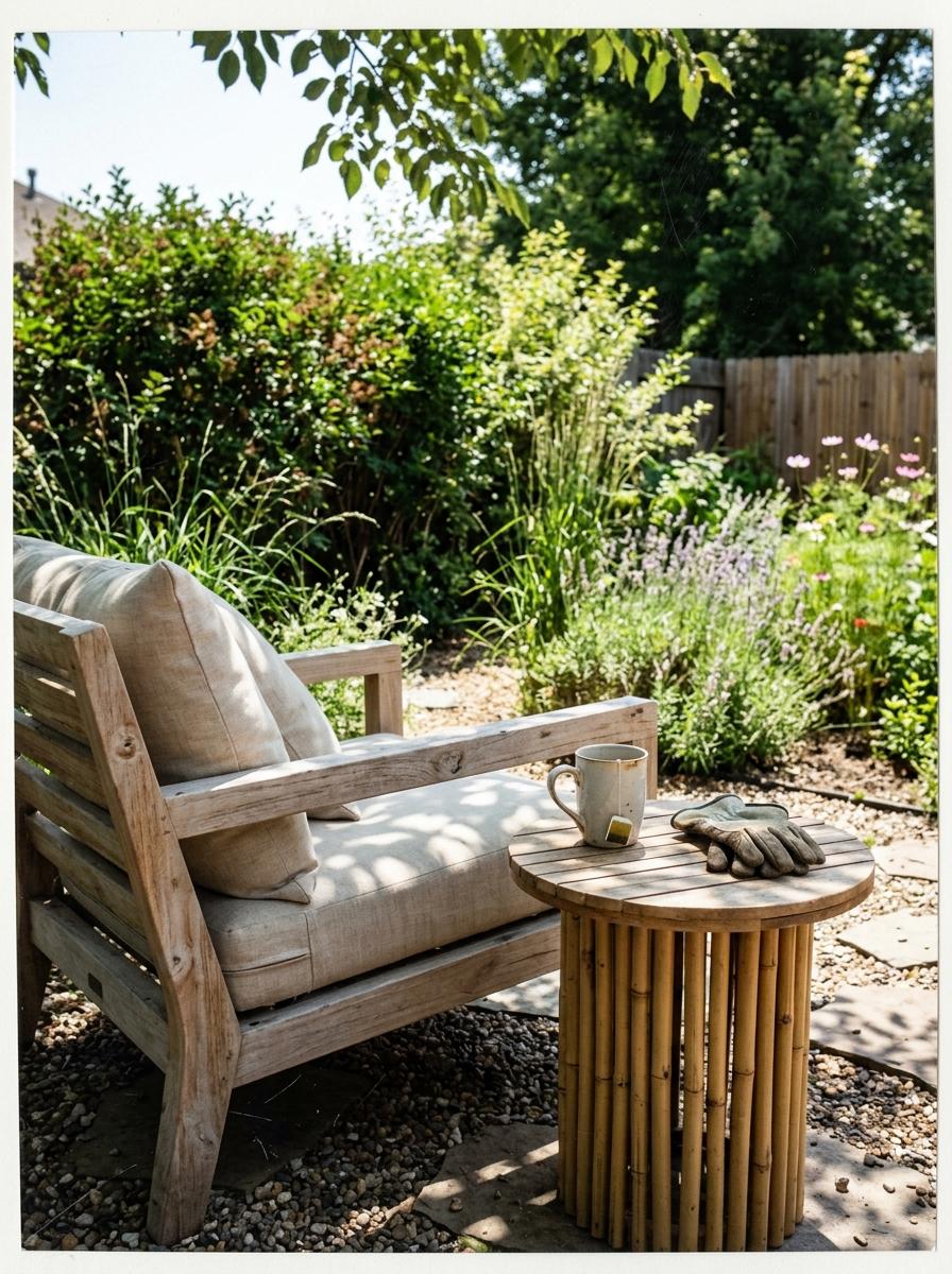 Sustainable Materials In Modern Japandi Garden Furniture Design