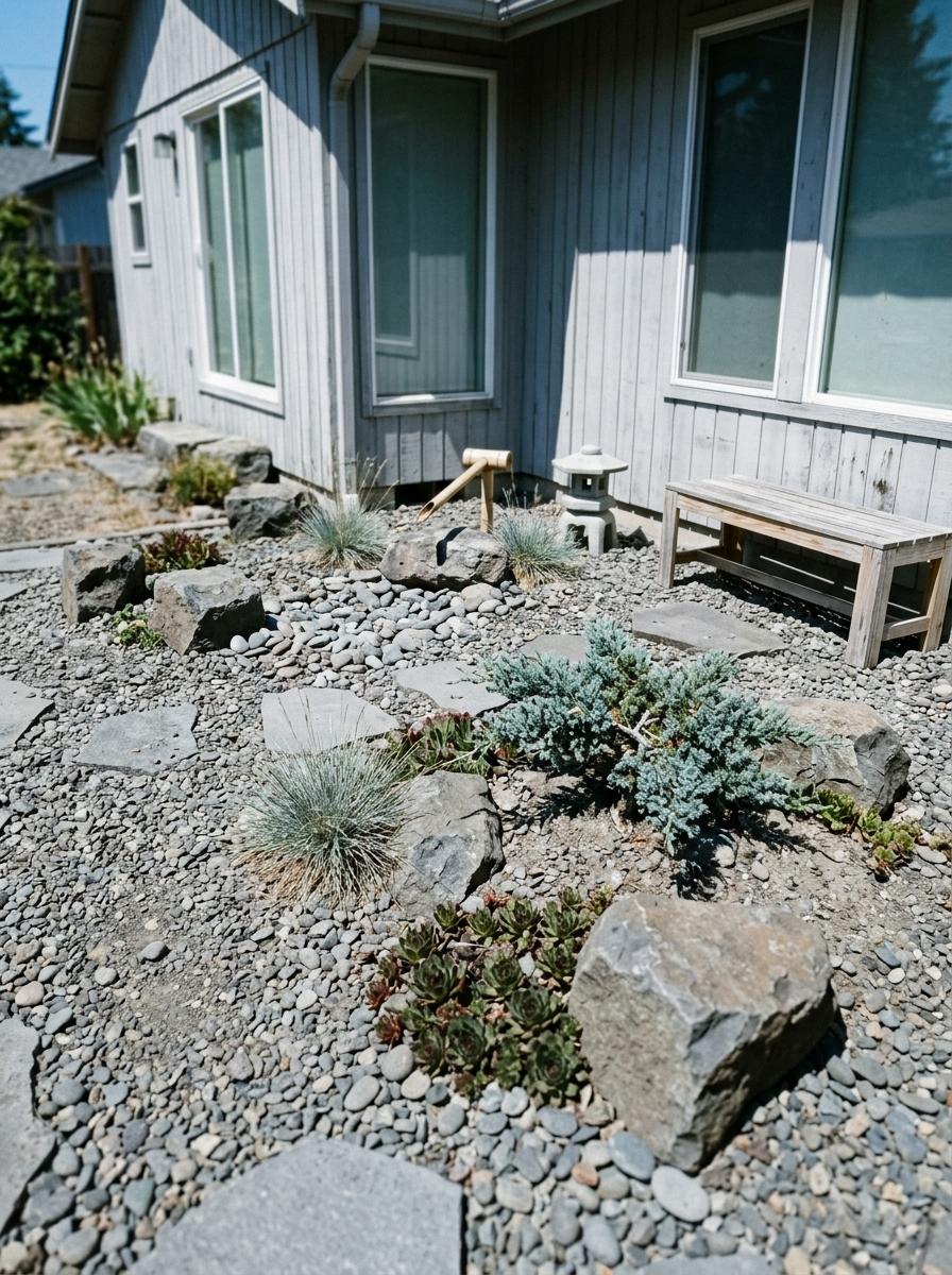 Sustainable Xeriscaping Trends For A Japandi Gravel Garden