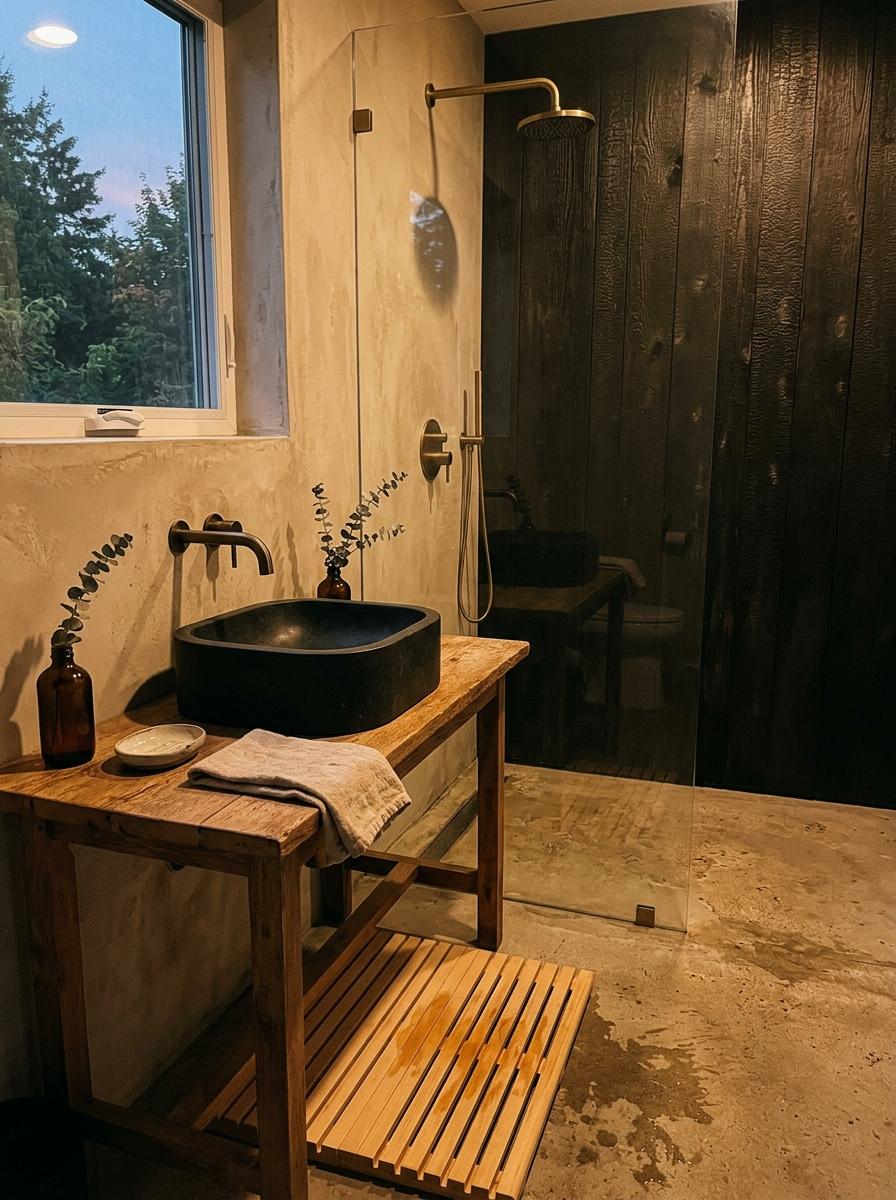 Tactile Beauty: Discover The Textures Of A Japandi Bathroom