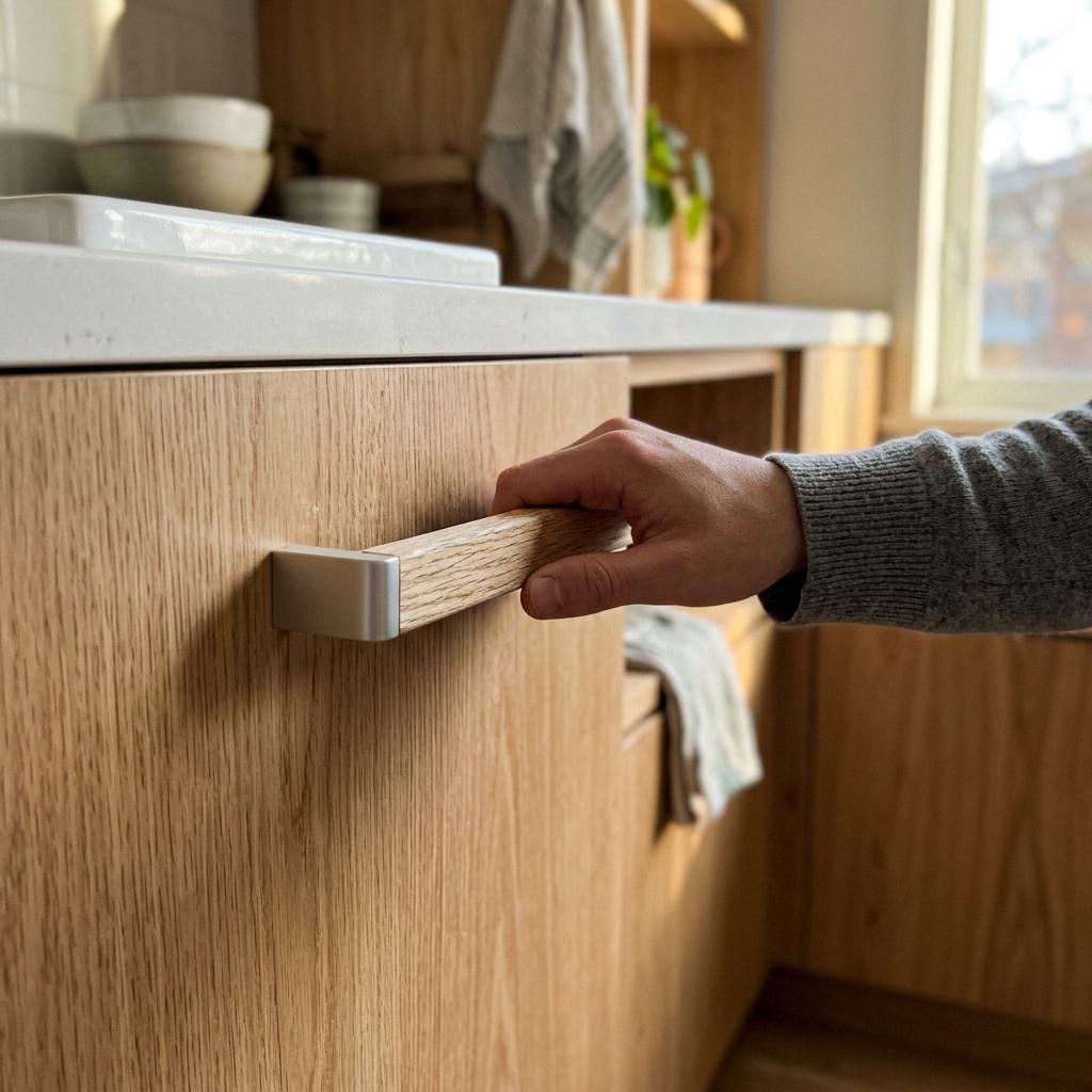 Tactile Comfort In Ergonomic Japandi Kitchen Handles
