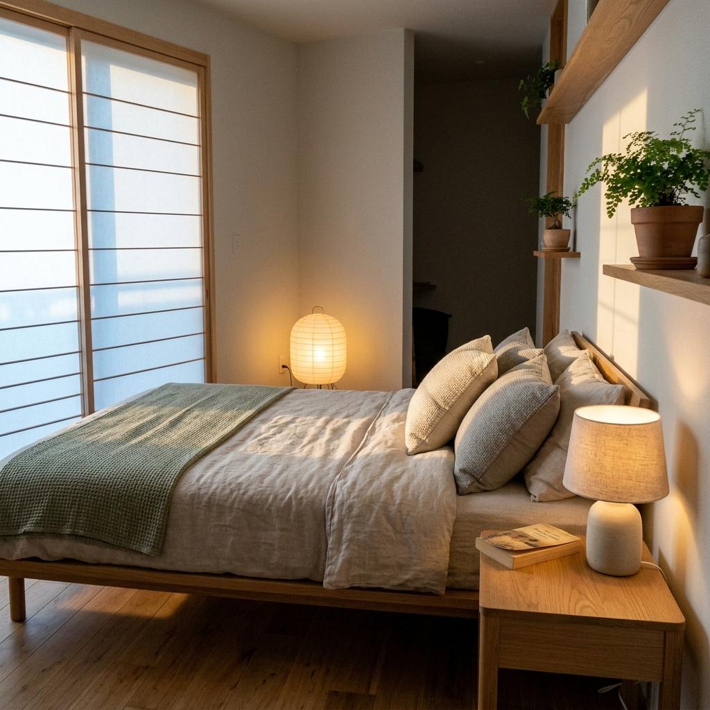 The Art Of Aesthetic Japandi Bedroom Lighting