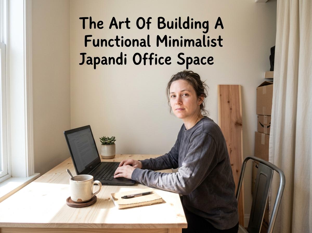 The Art Of Building A Functional Minimalist Japandi Office Space
