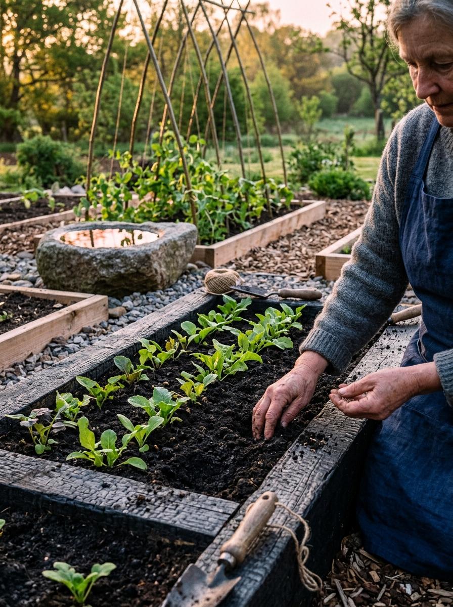 The Art Of Building A Productive Japandi Vegetable Garden