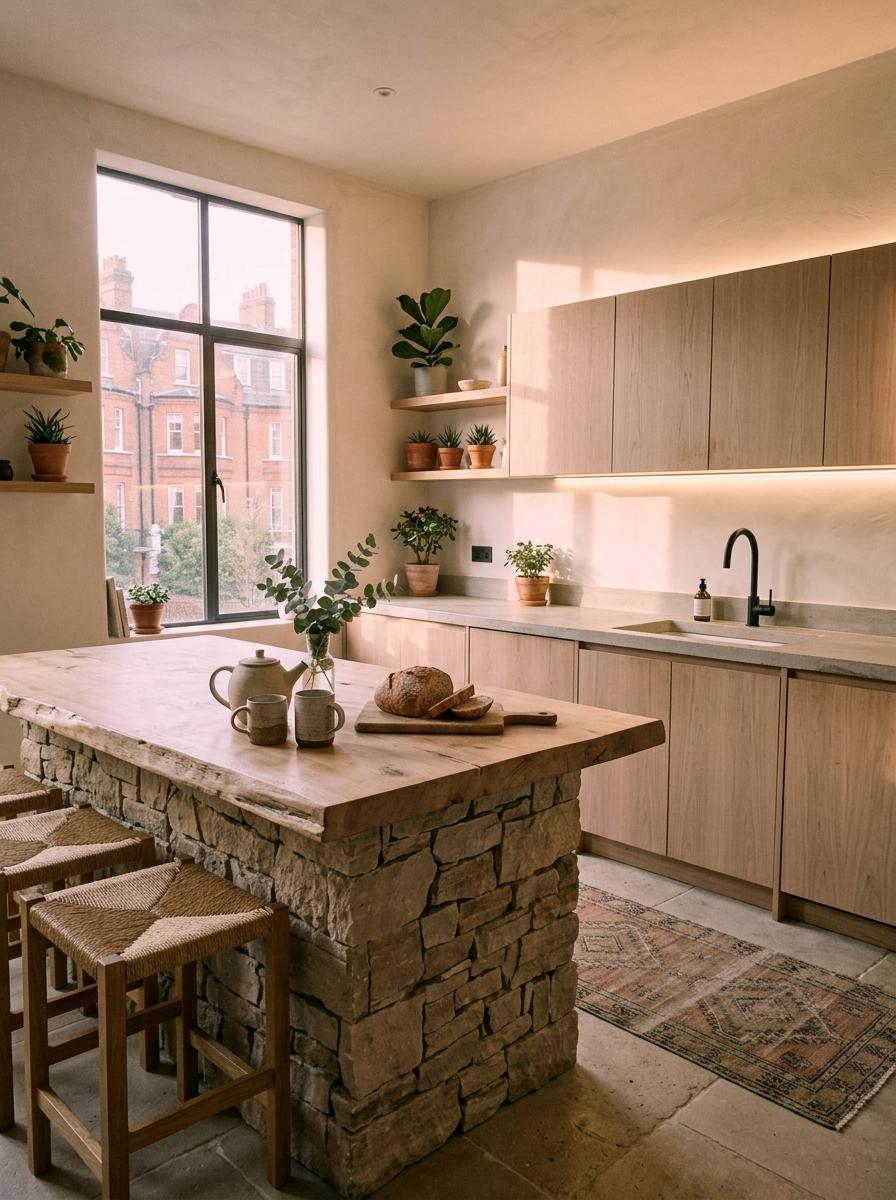 The Art Of Crafting An Organic Japandi Kitchen Environment