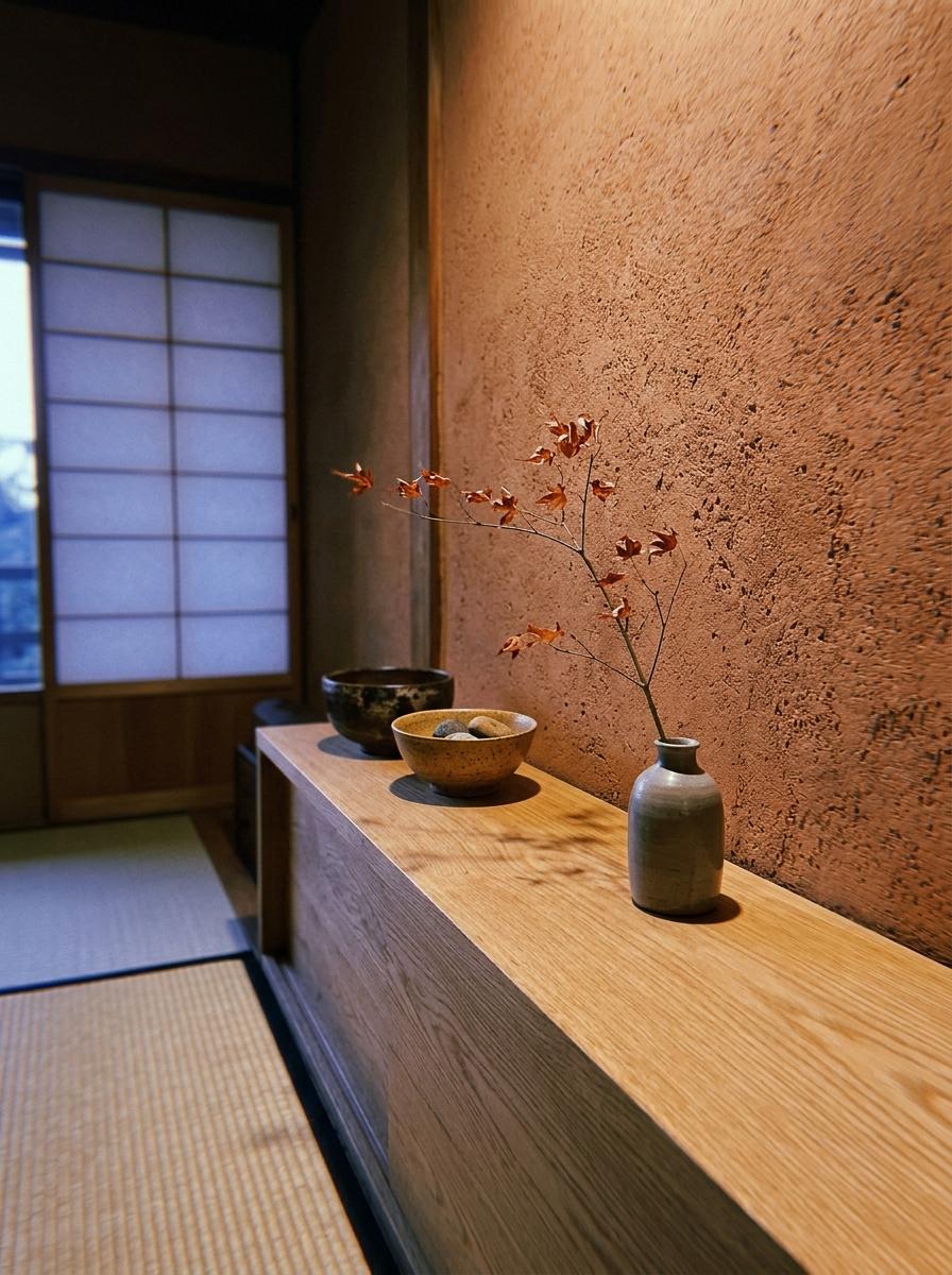 The Art Of Layering Earthy Clay And Smooth Timber In Japandi Homes