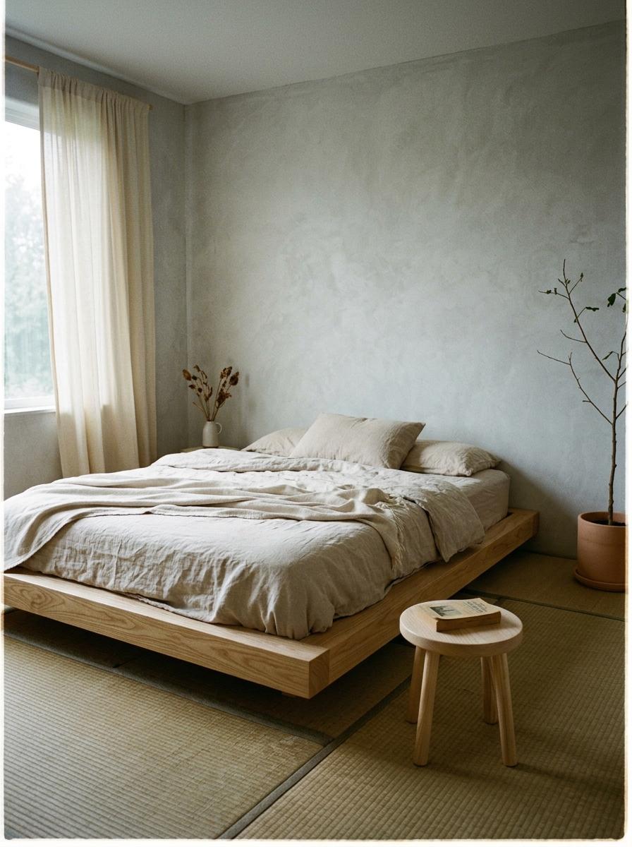 The Art Of Minimalist Japandi Bedroom Furniture Placement