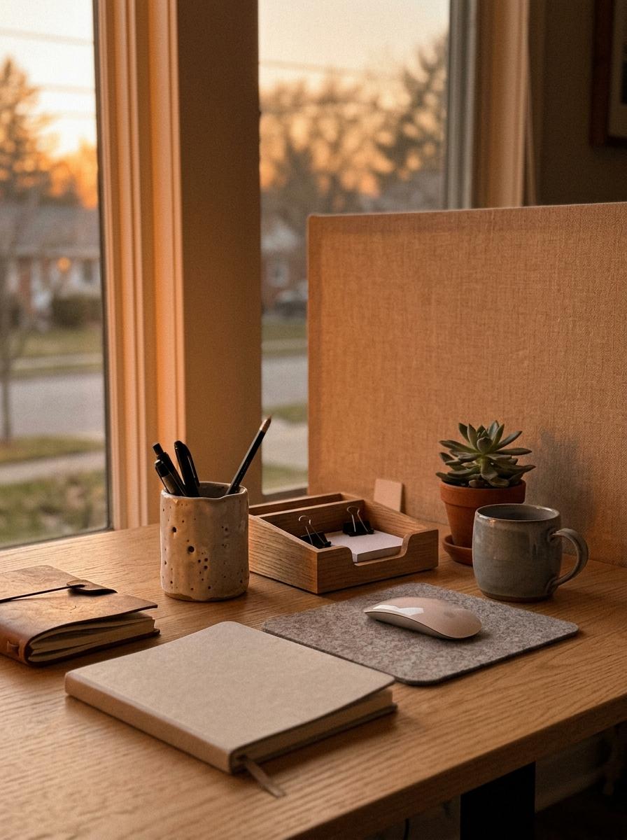 The Art Of Practicality In Japandi Office Accessories