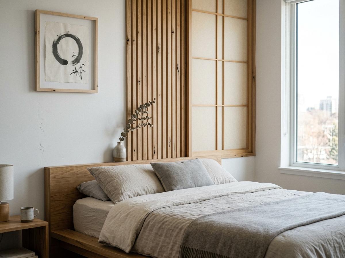 The Art Of Simplicity In Japandi Bedroom Wall Decor Design