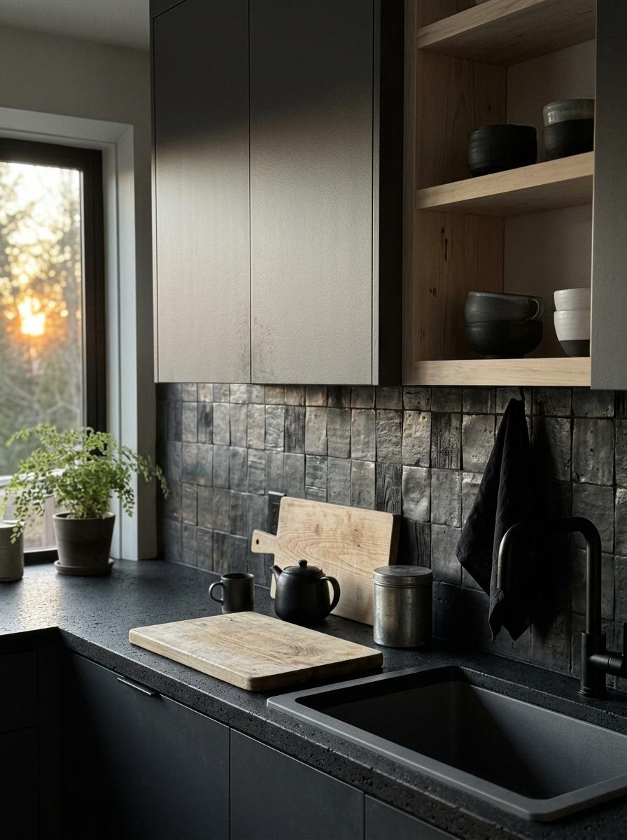 The Beauty Of Monochrome Palettes In Japandi Kitchen Design