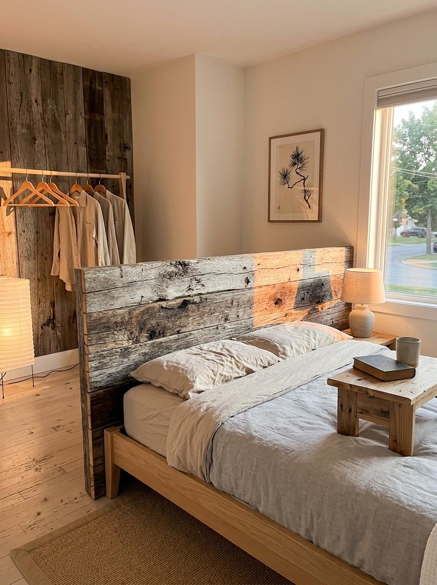 The Beauty Of Weathered Woods In Japandi Bedrooms