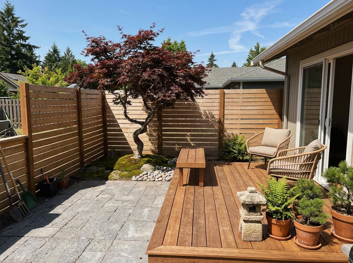 The Essence Of A Modern Japandi Backyard Retreat