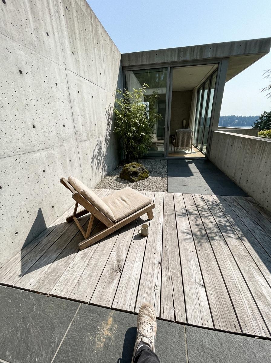The Perfect Blend Of Nature In A Japandi Patio
