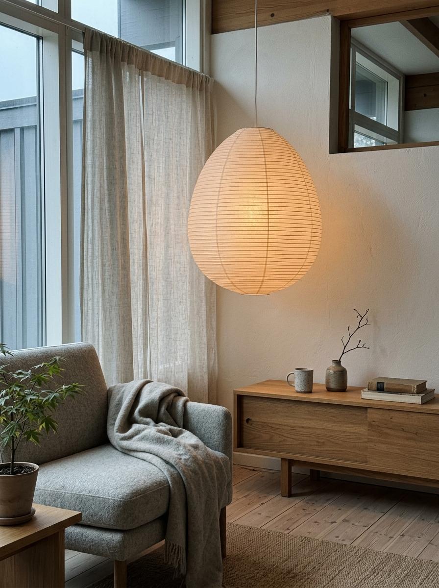 The Timeless Beauty Of Paper Lanterns In Japandi Interiors