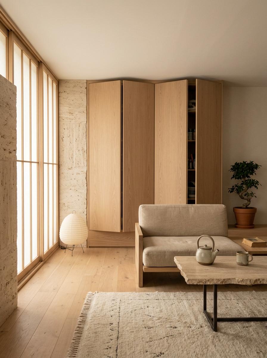The Ultimate Transformation Into A Simple Japandi Living Room