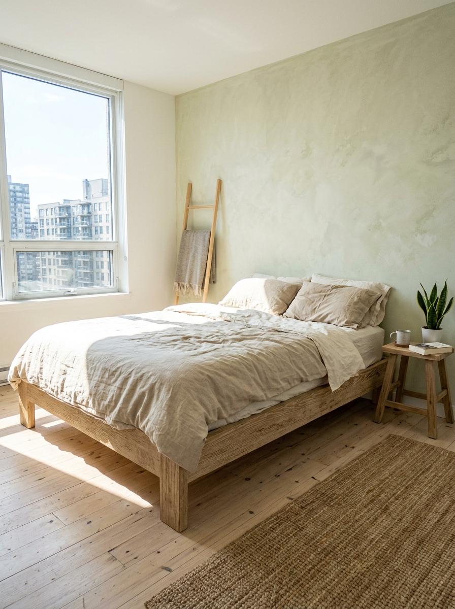 This Sustainable Bedroom Showcases Elegant Japandi Style
