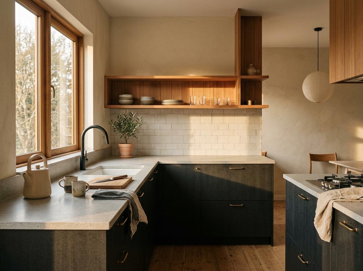 Timeless Hues For A Modern Japandi Kitchen Remodel