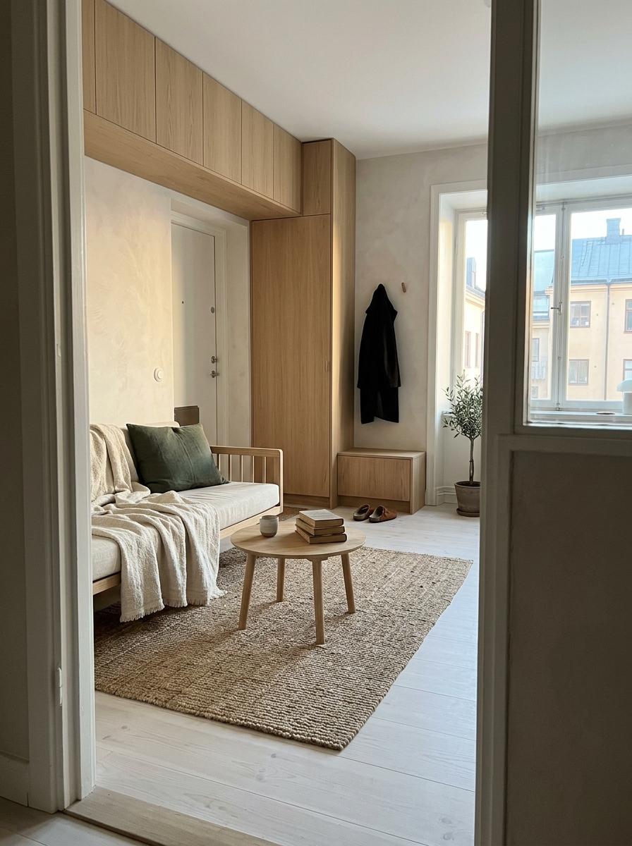 Tour A Bright Apartment Featuring Japandi Minimalist Decor