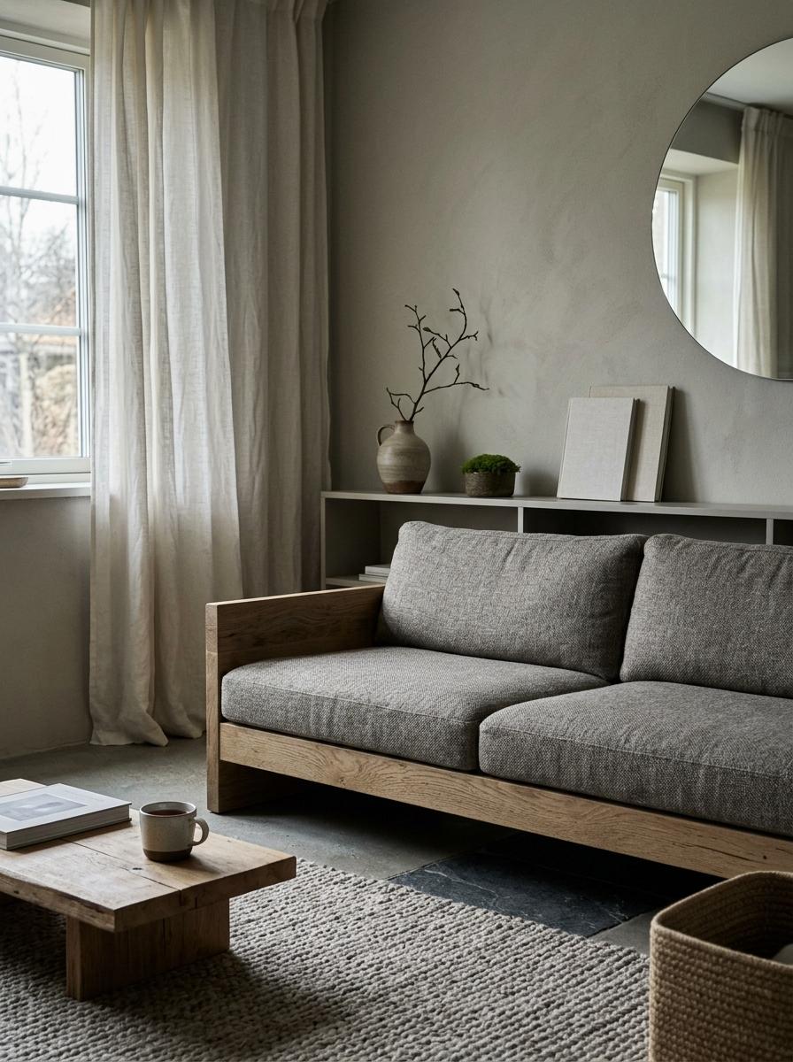 Transform Your Home With A Balanced Japandi Living Room Color Palette