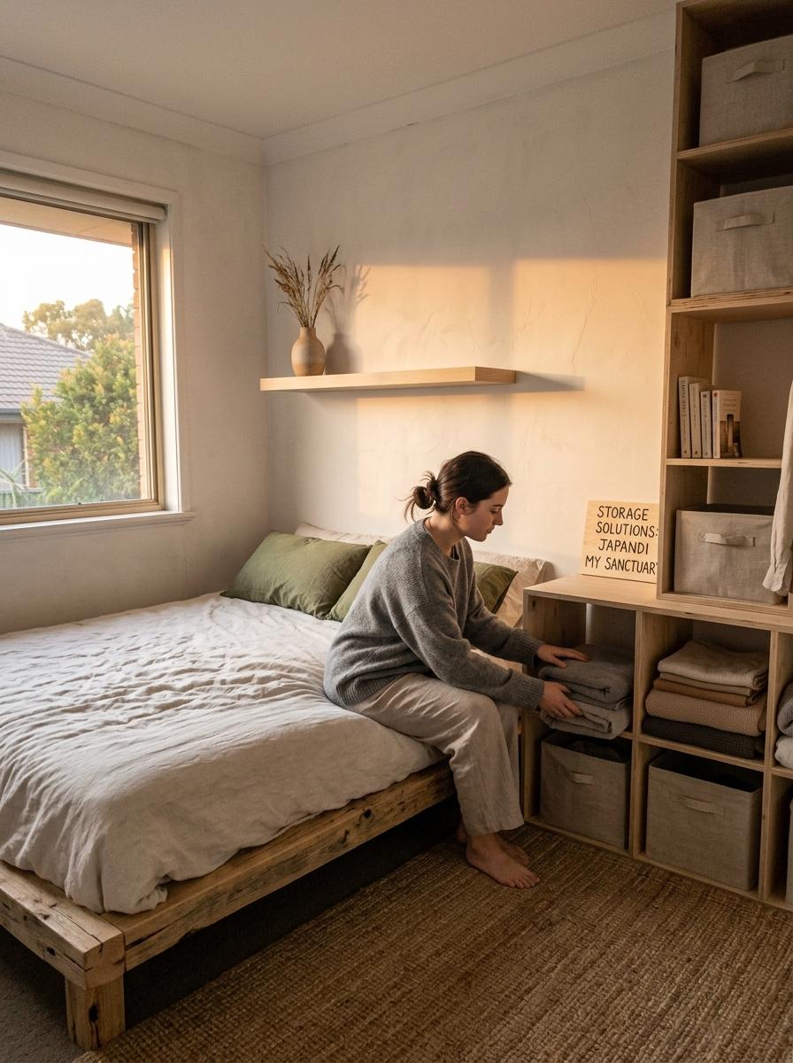 Transform Your Sleep Sanctuary With Japandi Storage Aesthetics