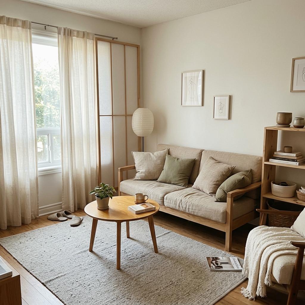 Transform Your Space Into A Relaxing Cozy Japandi Living Room