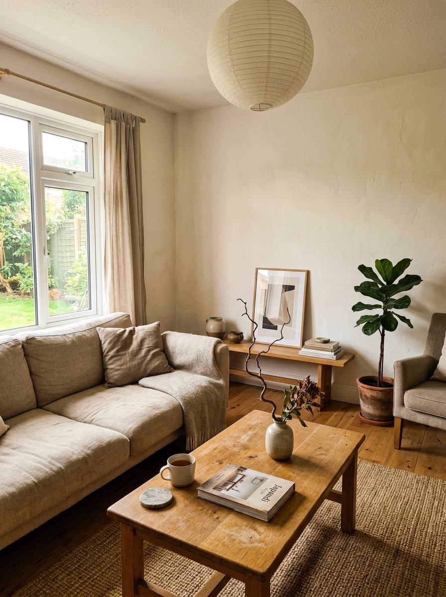 Transform Your Space Into A Warm Japandi Living Room Haven