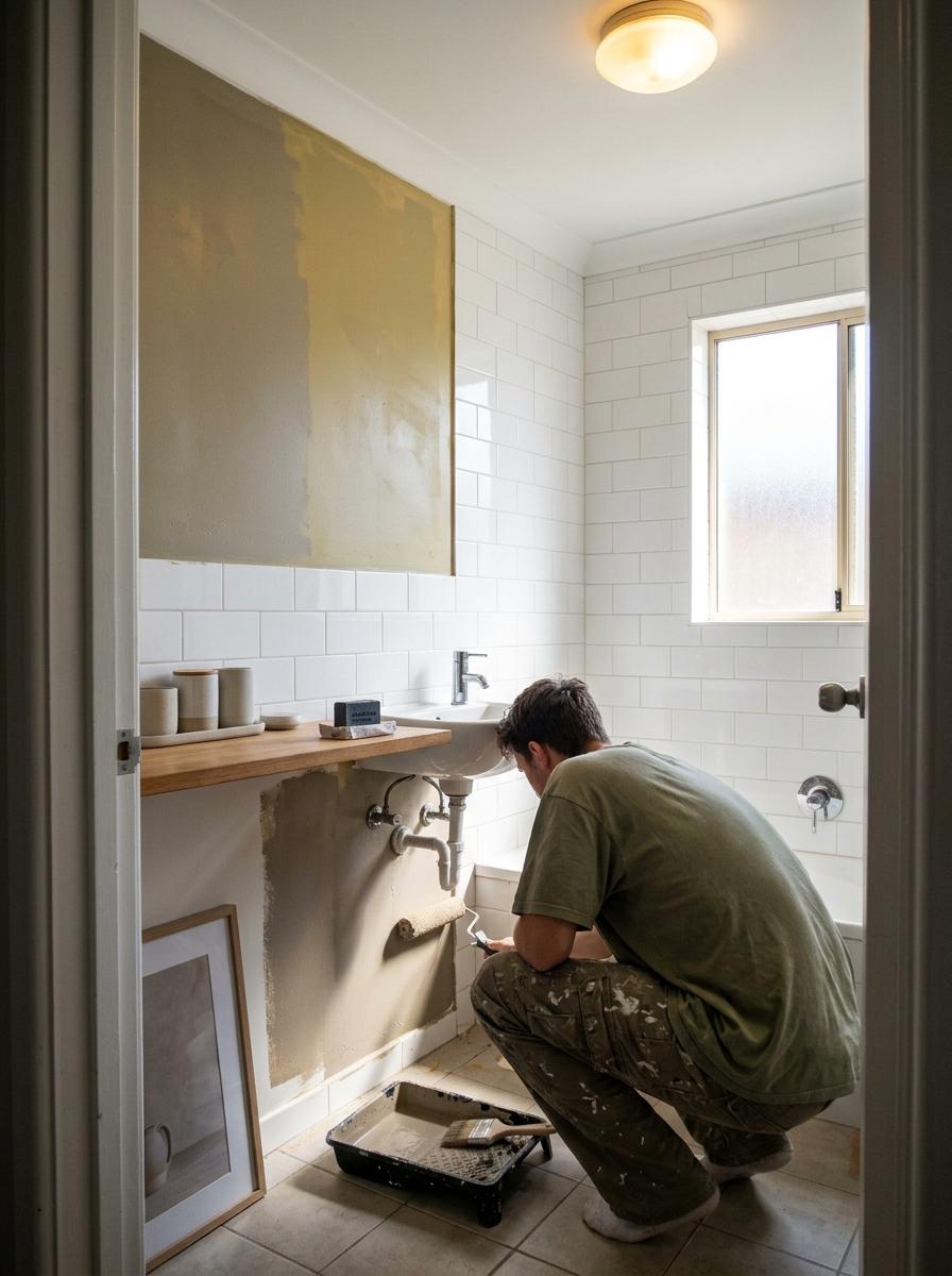 Transform Your Space Using A Muted Japandi Bathroom Color Palette