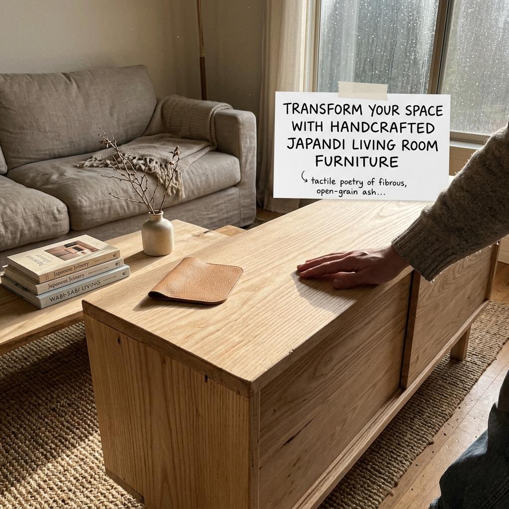 Transform Your Space With Handcrafted Japandi Living Room Furniture