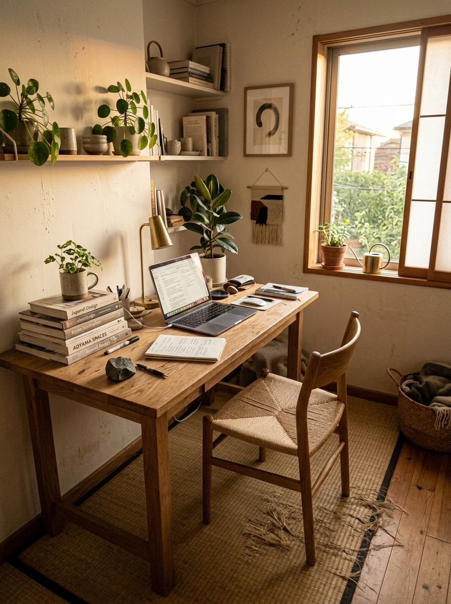 Transform Your Spare Room Into A Japandi Office Retreat