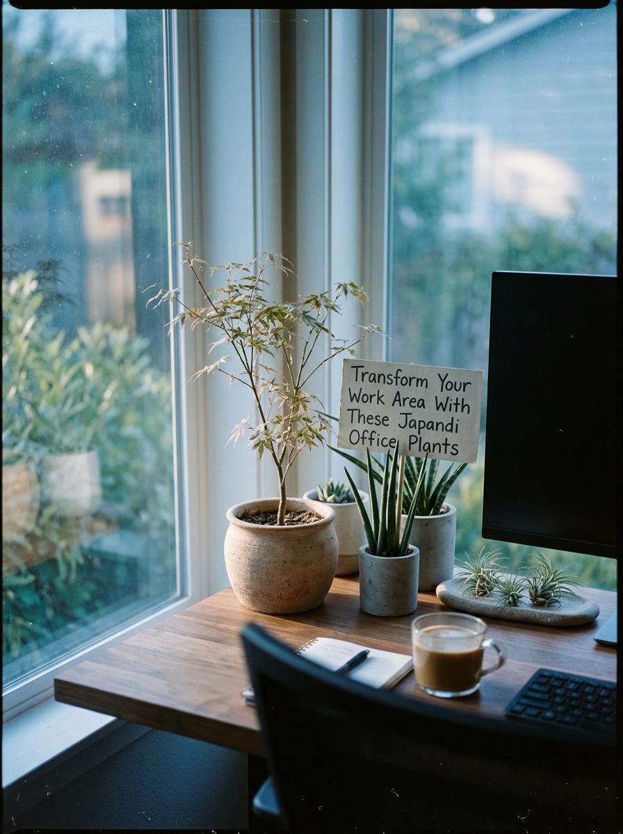 Transform Your Work Area With These Japandi Office Plants